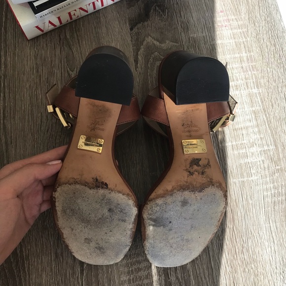 Michael Kors Block Heel Sandals - Picture 6 of 6